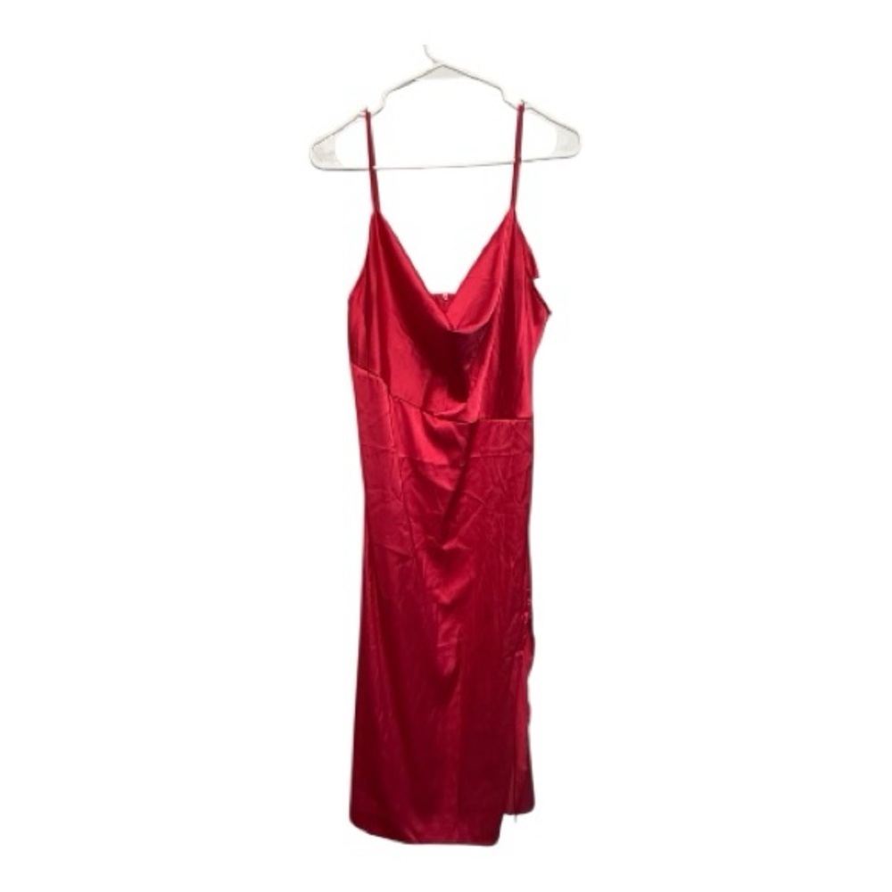 Y2K Vibes Lyaner Hot Pink Midi Slip Dress Size Large